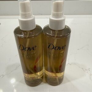 2 Dove Style + Care Extra Hold Hairspray 9.25oz OLD VERSION Amber Color